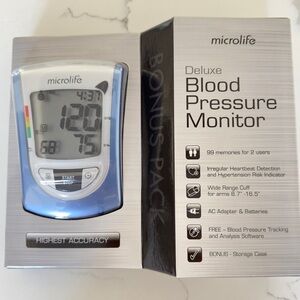 Microlife Deluxe Blood Pressure Monitor and Tracking